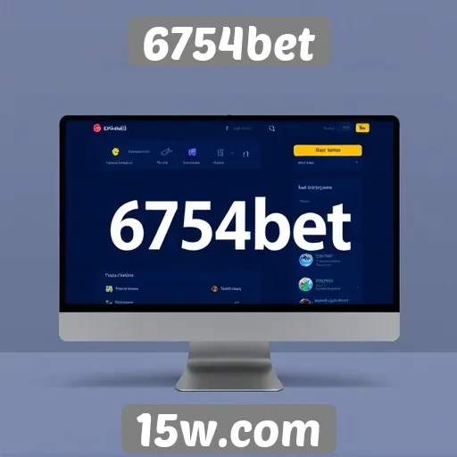 Interface do usuário do site 6754bet analisada